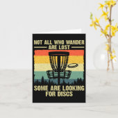 Discgolf Cadeau Discgolfer Spullen En Accessoires Kaart (Gele Bloem)