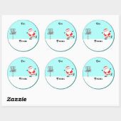 Discgolf Cadeautag Ronde Sticker (Vel)