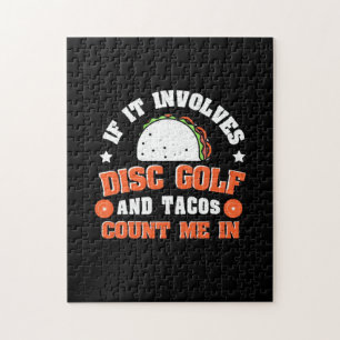 Discgolf en taco's reken mij maar in legpuzzel