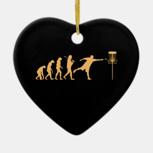 Discgolf Evolutie Keramisch Ornament