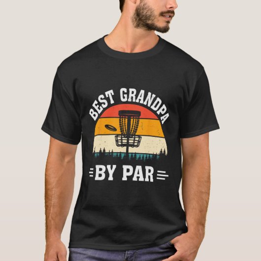 Discgolf Frisbee Golfer Discgolven Beste Opa T-shirt (Voorkant)