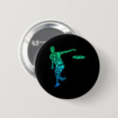 Discgolf Frisbee Mannen Kinderen Jongens  Ronde Button 5,7 Cm (Voorkant /achterkant)