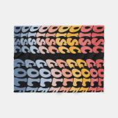 Discgolf Groovy Discgolfer Discgolfer  Fleece Deken (Voorkant (Horizontaal))