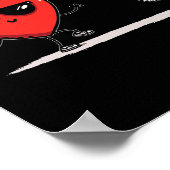 Discgolf Hart Disc Golf Golfer Valentijnsdag Su Poster (Hoek)