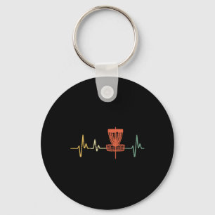 Discgolf Hartstocht Liefde Frisbee Frolf Sport Vro Sleutelhanger