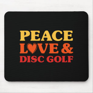 Discgolf Ik Hou Van Discgolf Voor Mannen En Vrouwe Muismat