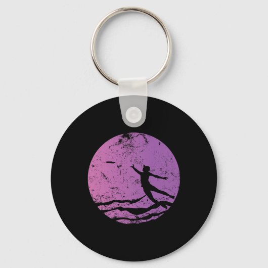 Discgolf Is Veel Te Snel Voor Jou Sleutelhanger (Voorkant)