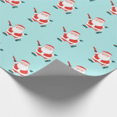 Discgolf Kerstcadeau Cadeaupapier (Hoek)