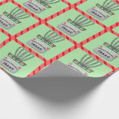 Discgolf kerstcadeau inpakpapier (Hoek)
