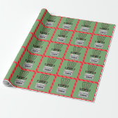 Discgolf kerstcadeau inpakpapier (Uitgerold)