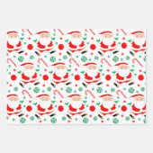 Discgolf kerstcadeau inpakpapier vel (Voorkant 3)