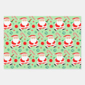 Discgolf kerstcadeau inpakpapier vel (Voorkant)
