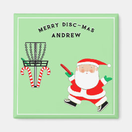 Discgolf Kerstcadeau Magneet