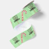Discgolf Kerstcadeau Satijnen Lint (Achterkant)