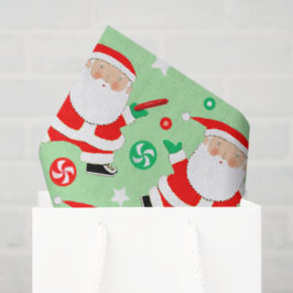 Discgolf kerstcadeau tissuepapier