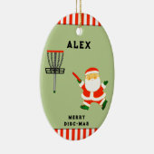 Discgolf Kerstcadeaus Keramisch Ornament (Rechts)