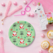 Discgolf Kerstmis Papieren Bordje (Feest)