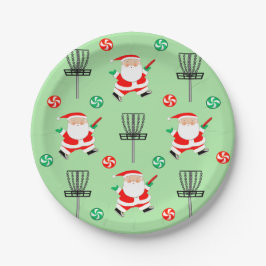 Discgolf Kerstmis Papieren Bordje