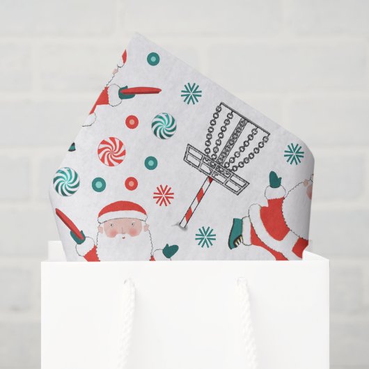 Discgolf Kerstvakantie Tissuepapier (Cadeauzakje)