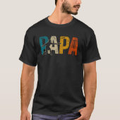 Discgolf Papa  Frisbee Frolf Disk Golf T-shirt (Voorkant)