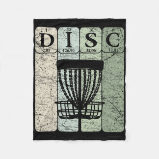 Discgolf Periodiek Systeem Elementen Frolf Speler  Fleece Deken