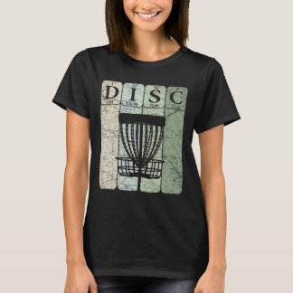Discgolf periodiek systeem elementen Frolf speler  T-shirt