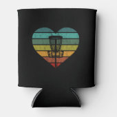 DiscGolf - Retro  doelmandje Blikjeskoeler (Voorkant)