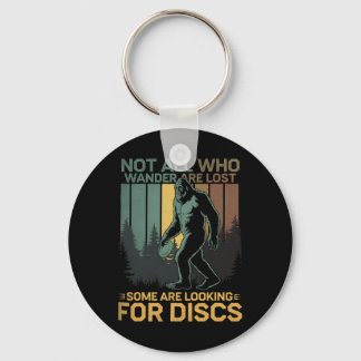 Discgolf Sasquatch Bigfoot Discgolfer Grappige Dis Sleutelhanger