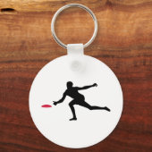 Discgolf-speler Sleutelhanger (Voorkant)