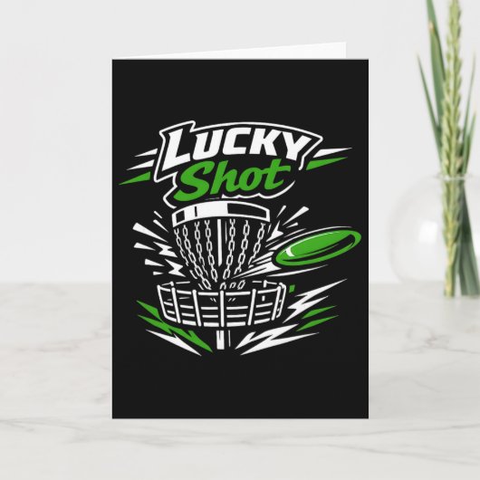 Discgolf St. Patrick's Day Frolf Speler Ketting Ng Kaart (Voorkant)