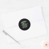 Discgolf St. Patrick's Day Frolf Speler Ketting Ng Ronde Sticker (Envelop)