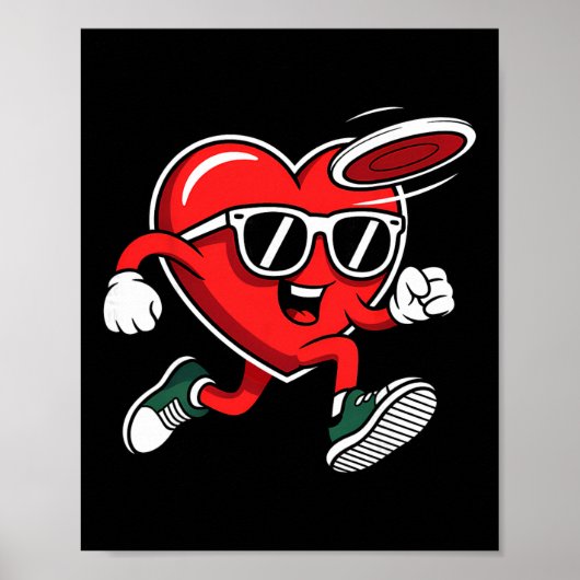 Discgolf Valentijnsdag  Poster (Voorkant)