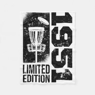 Discgolf Vintage 1951 Verjaardag Disc-golf Spel D Fleece Deken