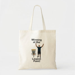 Discgolf Winnen Met Laagste Punten Golfer Verjaard Tote Bag
