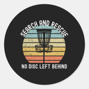 Discgolf Zoek- en Reddingsteam Discgolf Cadeau Gra Ronde Sticker