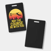 Discgolfen met jou badge (Voor- en achterkant)