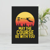 Discgolfen met jou kaart (Staand voorkant)