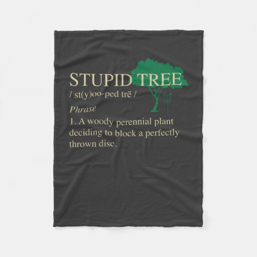 Discgolfgeschenken Fleece Deken (Voorkant)