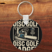 Discgolfgrap Mijn favoriete discgolf gadget _2  Sleutelhanger (Voorkant)