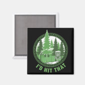 Discgolfmand Flying Disc Id Slaag Dat Grappig  Magneet (Voorkant / Achterkant)