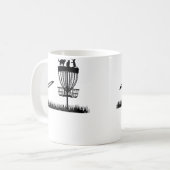 Discgolfmand met katten - Discgolfer Grappige Disc Koffiemok (Voorkant links)