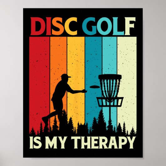 Discgolfspeler _5 poster (Voorkant)