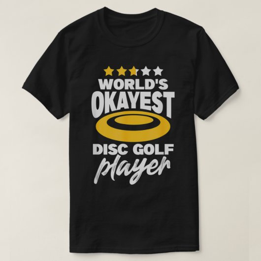 Discgolfspeler Discgolfer Discgolfen T-shirt (Design voorkant)