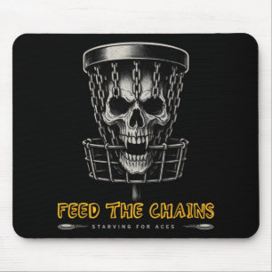 Discgolfspeler - Grappige Feed The Chains Muismat