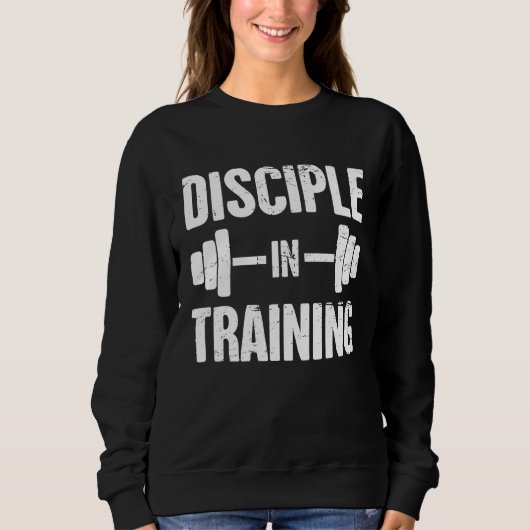 Discipel Christelijke Sporter Christelijke Workout Trui (Voorkant)