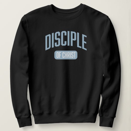 Discipel lichtblauw trui (Design voorkant)