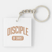 Discipel Terracotta Acryl Sleutelhanger (Achterkant)