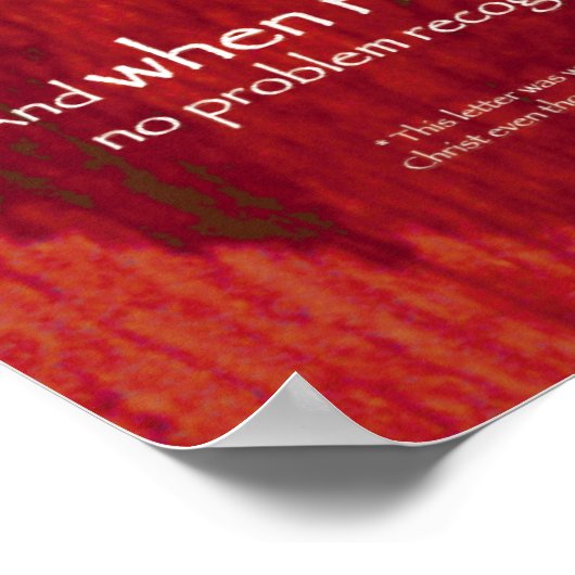 Disciperend Poster (Hoek)