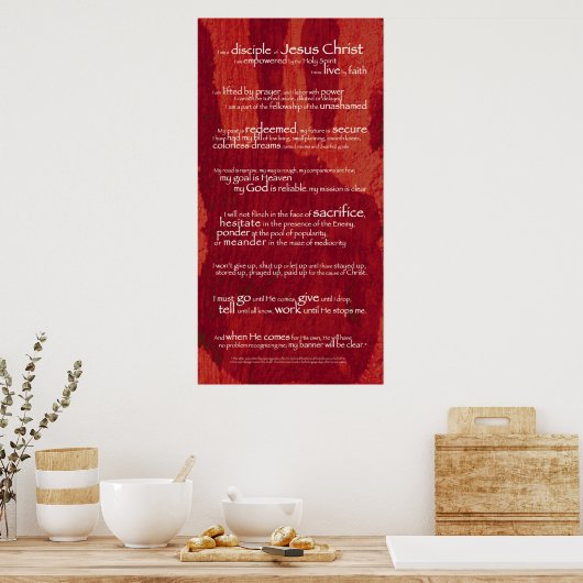 Disciperend Poster (Keuken)