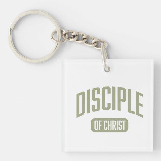 Disciple Sandrift Acryl Sleutelhanger (Voorkant)